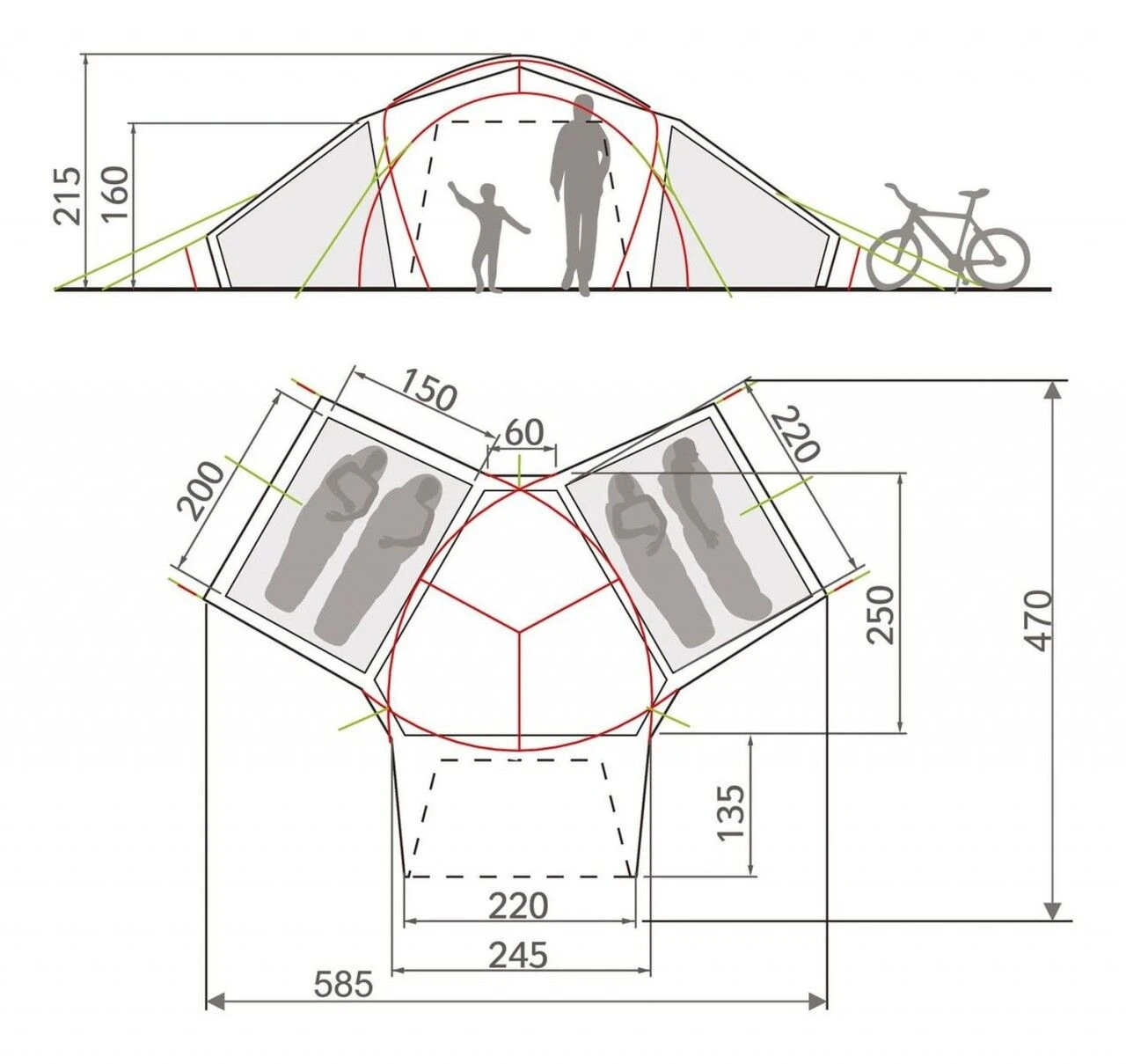 VAUDE Badawi 4P 2 VAUDE Badawi 4P - Image 2