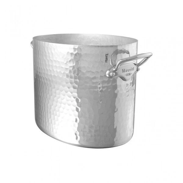 Mauviel Aluminum Oval Champagne Bucket M'30 1 Mauviel Aluminum Oval Champagne Bucket M'30