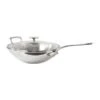 Mauviel Wok With Glas Lid And Long Handle M'Cook