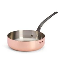 De Buyer Prima Matera Tradition Copper Saute Pan