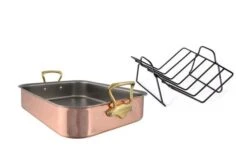 Mauviel Roasting Pan With Rack M'150 B