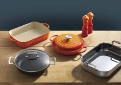 Le Creuset Classic Stainless Steel Roasting Pan -Deuteres Shop 96102270000000 21180300902430 20184370902422 51107240010502 96002000090000 96001900090000 LS00001 1280x1280