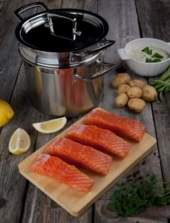 Le Creuset Classic Classic Stainless Steel Pasta Pot With Colander Insert -Deuteres Shop 96200520001000 LS00001 1280x1280