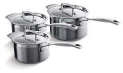 Le Creuset Classic Stainless Steel 3-piece Saucepan Set