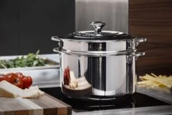 Le Creuset Stainless Steel Pasta Pot With Colander Insert -Deuteres Shop 96604926000000 LS00002 1280x1280